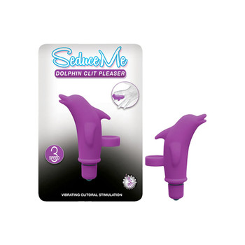 Seduce Me Dolphin Clit Pleaser 3 Speed Waterproof Purple