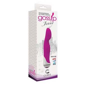 Curve Toys Gossip Jenny Waterproof Silicone G-Spot Vibrator Magenta Curve Toys Gossip Jenny Waterproof Silicone G-Spot Vibrator Magenta