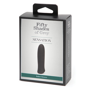 Fifty Shades of Grey Sensation Rechargeable Silicone Bullet Vibrator Black Fifty Shades of Grey Sensation Rechargeable Silicone Bullet Vibrator Black