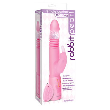 Pipedream Rabbit Pearl Remote-Controlled Thrusting Waterproof Vibrator Pink Pipedream Rabbit Pearl Remote-Controlled Thrusting Waterproof Vibrator Pink