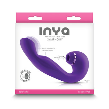 INYA Symphony Rechargeable Vibe with Suction Purple INYA Symphony Rechargeable Vibe with Suction Purple