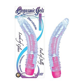 Orgasmic Gels Sensation 7in. Bendable Multispeed Vibe (Pink) Orgasmic Gels Sensation 7in. Bendable Multispeed Vibe (Pink)