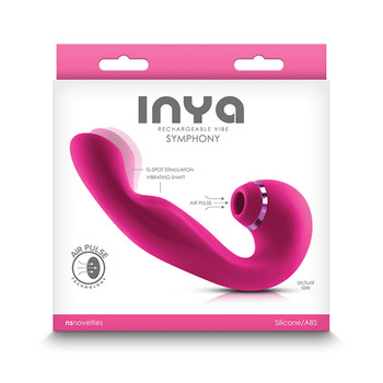 INYA Symphony Rechargeable Vibe with Suction Pink INYA Symphony Rechargeable Vibe with Suction Pink