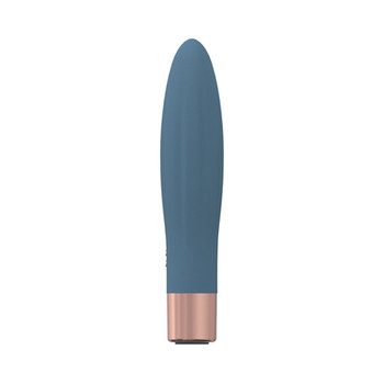LoveLine Fame 10 Speed Mini-Vibe Silicone Rechargeable Waterproof Blue/Grey LoveLine Fame 10 Speed Mini-Vibe Silicone Rechargeable Waterproof Blue/Grey