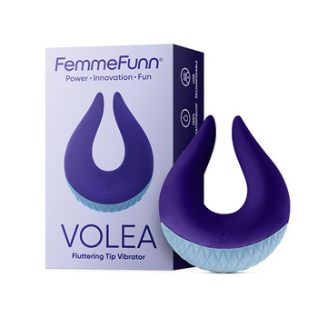 FemmeFunn Volea Rechargeable Silicone Fluttering Tip Vibrator Dark Purple FemmeFunn Volea Rechargeable Silicone Fluttering Tip Vibrator Dark Purple