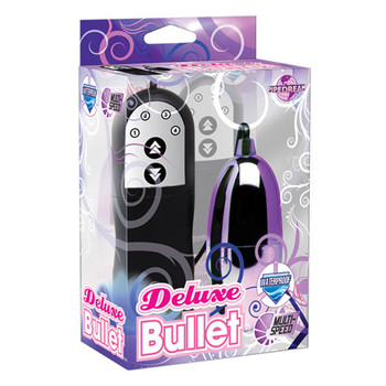 Pipedream Remote-Controlled Deluxe Bullet Vibrator Purple/Black Pipedream Remote-Controlled Deluxe Bullet Vibrator Purple/Black