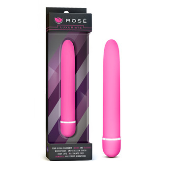 Blush Rose Luxuriate Classic Slimline Vibrator Pink Blush Rose Luxuriate Classic Slimline Vibrator Pink