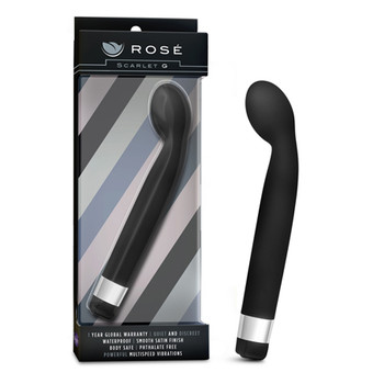 Blush Rose Scarlet G Slimline G-Spot Vibrator Black Blush Rose Scarlet G Slimline G-Spot Vibrator Black