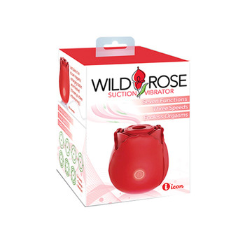 Wild Rose The Classic Suction Vibrator Red Wild Rose The Classic Suction Vibrator Red