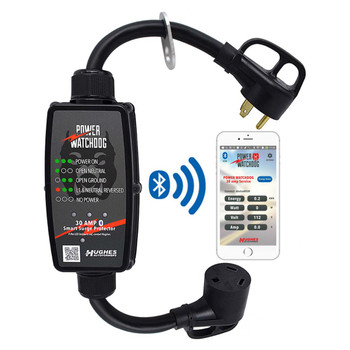 Hughes Power Watchdog Bluetooth Portable Surge Protector - 30 Amp Hughes Power Watchdog Bluetooth Portable Surge Protector - 30 Amp