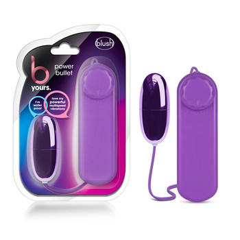 Blush B Yours Power Bullet Remote-Controlled Egg Vibrator Purple Blush B Yours Power Bullet Remote-Controlled Egg Vibrator Purple
