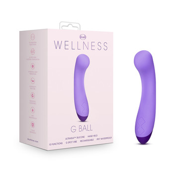 Blush Wellness G Ball Rechargeable Silicone G-Spot Vibrator Purple Blush Wellness G Ball Rechargeable Silicone G-Spot Vibrator Purple