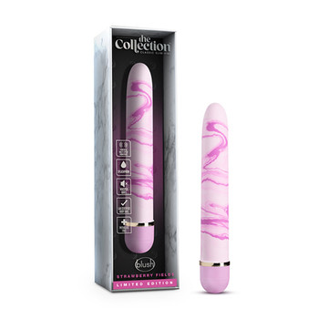 Blush The Collection Strawberry Fields Slimline Vibrator Pink Blush The Collection Strawberry Fields Slimline Vibrator Pink