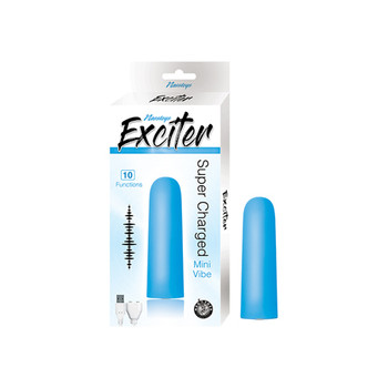 Exciter Mini Vibe Rechargeable Silicone Blue Exciter Mini Vibe Rechargeable Silicone Blue
