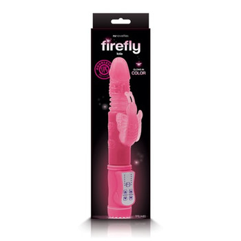 Firefly Lola Thrusting Butterfly Vibrator Pink Firefly Lola Thrusting Butterfly Vibrator Pink