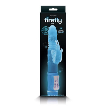 Firefly Lola Thrusting Butterfly Vibrator Blue Firefly Lola Thrusting Butterfly Vibrator Blue