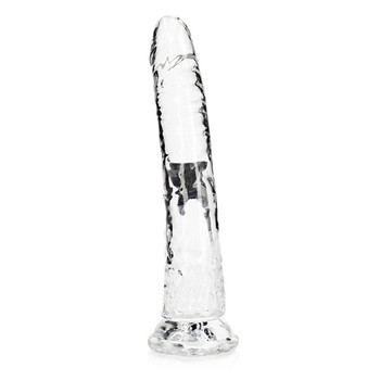RealRock Crystal Clear Slim 10 in. Dildo Clear RealRock Crystal Clear Slim 10 in. Dildo Clear