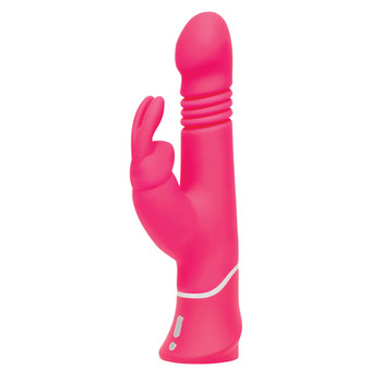 Happy Rabbit Thrusting Rechargeable Silicone Realistic Rabbit Vibrator Pink Happy Rabbit Thrusting Rechargeable Silicone Realistic Rabbit Vibrator Pink