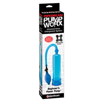Pipedream Pump Worx Beginner's Power Pump Blue Pipedream Pump Worx Beginner's Power Pump Blue