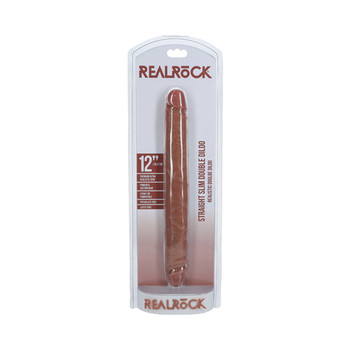 RealRock 12 in. Slim Double-Ended Dong Tan RealRock 12 in. Slim Double-Ended Dong Tan
