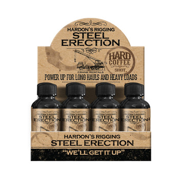 Steel Erection Male Enhancement Coffee Shot 2 oz. 12-Piece Display