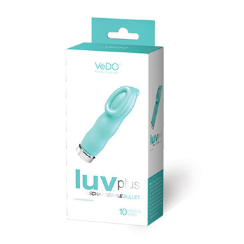 VeDO Luvplus Rechargeable Vibe - Tease Me Turquoise VeDO Luvplus Rechargeable Vibe - Tease Me Turquoise