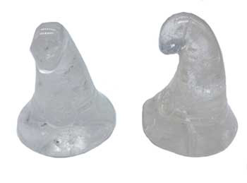 (set Of 2) 1 3/4" Witch's Hat Crystal (set Of 2) 1 3/4" Witch's Hat Crystal