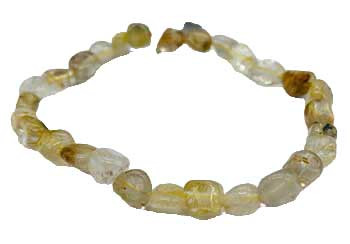 Gold Rutilated Quartz Bracelet Gold Rutilated Quartz Bracelet