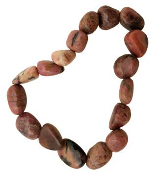 Rhodonite Gemstone Bracelet Rhodonite Gemstone Bracelet