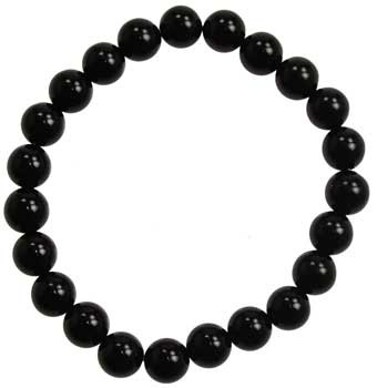 8mm Black Onyx (natural Agate Dyed) Bracelet 8mm Black Onyx (natural Agate Dyed) Bracelet