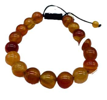 10mm Agate, Red Bracelet 10mm Agate, Red Bracelet
