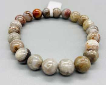 8mm Agate, Laguna Lace Bracelet 8mm Agate, Laguna Lace Bracelet