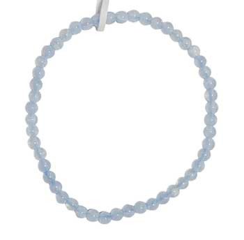 4mm Agate, Blue Lace Stretch Bracelet 4mm Agate, Blue Lace Stretch Bracelet