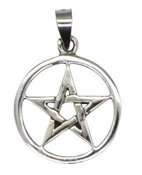 3/4" Pentagram Sterling 3/4" Pentagram Sterling