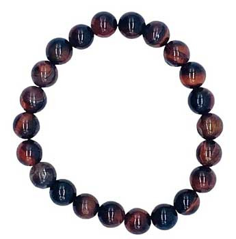 8mm Red Tiger Eye Bracelet 8mm Red Tiger Eye Bracelet