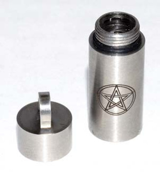 Ashes Chamber Pentagram 1 1/4" X 1/2" Ashes Chamber Pentagram 1 1/4" X 1/2"