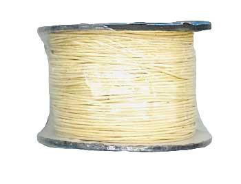 Cream Waxed Cotton Cord 1mm 100 Yds Cream Waxed Cotton Cord 1mm 100 Yds