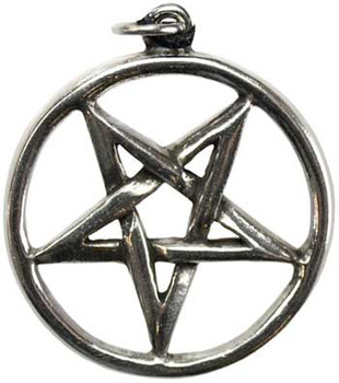 Pentagram Inverted Pewter Pentagram Inverted Pewter
