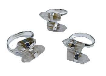 (set Of 3) Adjustable Quartz Rings (set Of 3) Adjustable Quartz Rings