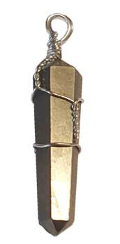 (set Of 5) Wire Wrapped Pyrite Point (set Of 5) Wire Wrapped Pyrite Point