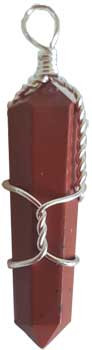 (set Of 5) Red Jasper W Wrapped Point (set Of 5) Red Jasper W Wrapped Point