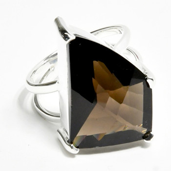 Size 9 Smoky Quartz Ring Size 9 Smoky Quartz Ring
