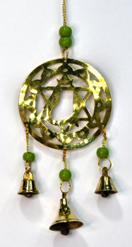 11" Heart Brass Chime 11" Heart Brass Chime