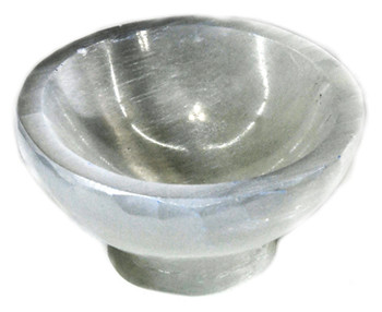 4" Selenite Stand Bowl 4" Selenite Stand Bowl
