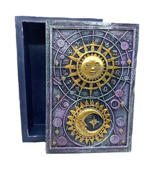 3 3/4"x 5 1/2" Sun & Moon Tarot Box 3 3/4"x 5 1/2" Sun & Moon Tarot Box
