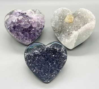 2-4" Amethyst Druse Heart 2-4" Amethyst Druse Heart