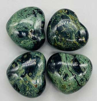 2" Jasper, Kambaba Heart 2" Jasper, Kambaba Heart