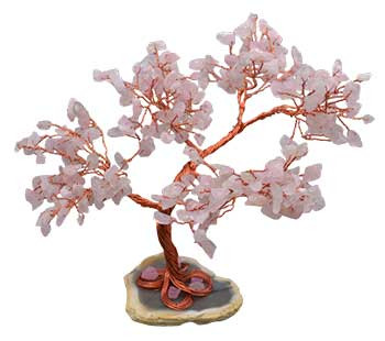Rose Quartz Gemstone Tree Rose Quartz Gemstone Tree