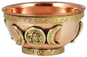 3" Triple Moon Offering Bowl 3" Triple Moon Offering Bowl