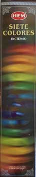 7 Chakra Hem Stick 7 Chakra Hem Stick